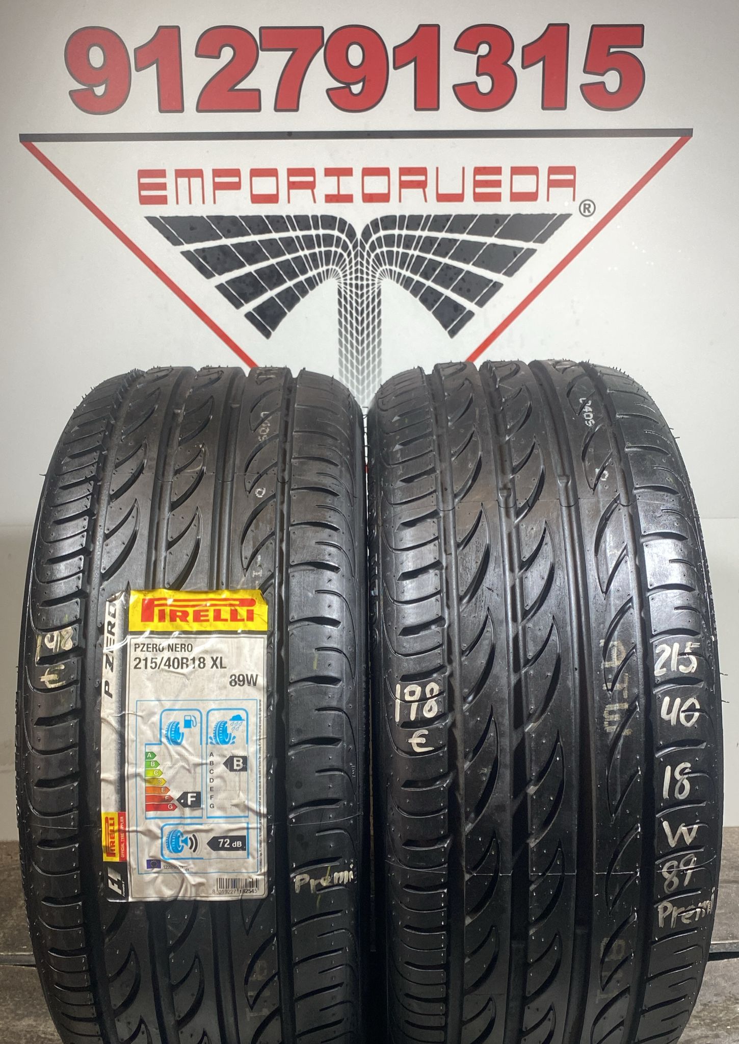 PIRELLI PZERO NERO USADO PREMIUM  215/40 R18 89 W